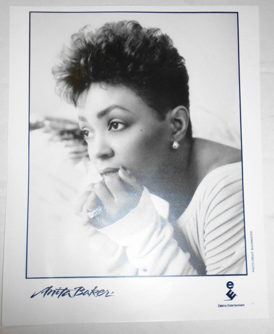 Anita Baker, original press photo - 8x10" ca 1990