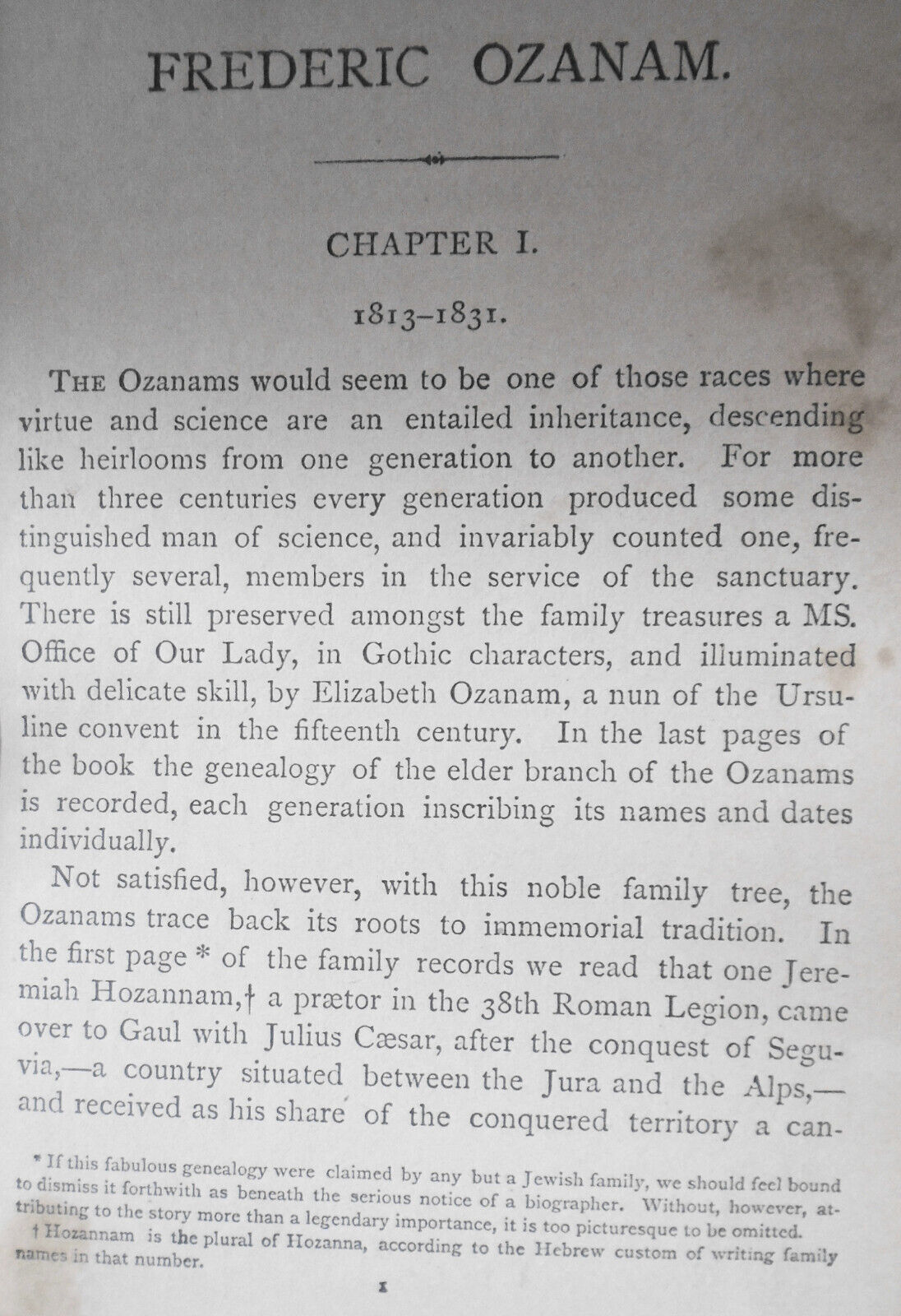 1878 Frederic Ozanam - Professor at the Sorbonne - His Life and Works - O'Meara