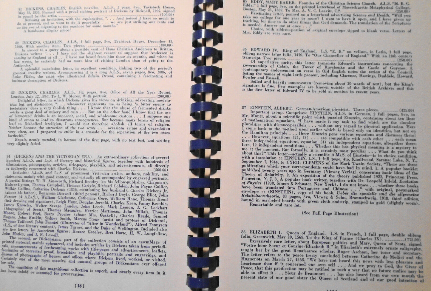 Charles Hamilton Auction No. 14,  Sep. 22nd, 1966. Collections Of Lucius S Ruder