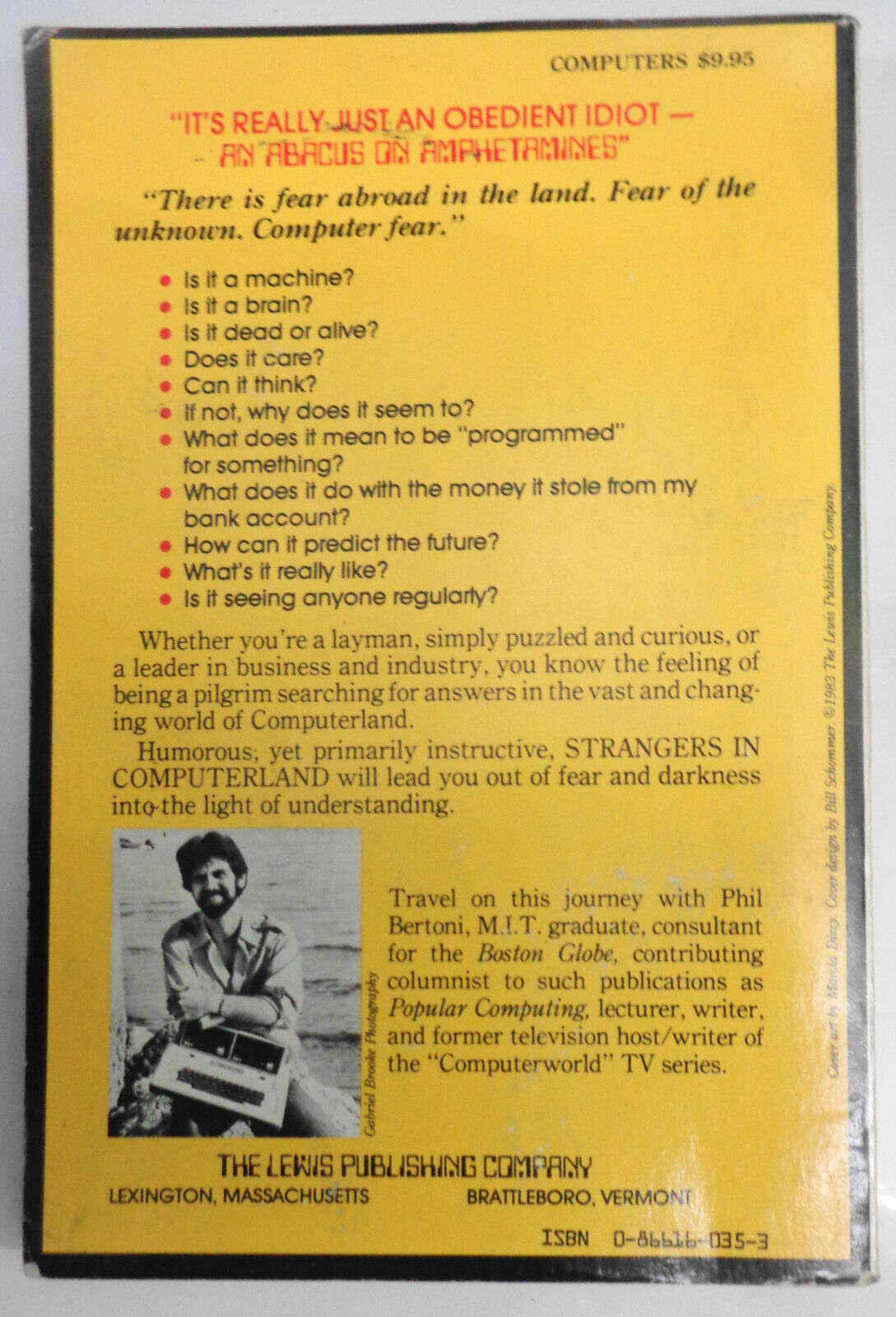 Strangers in Computerland, by Phil Bertoni. 1983 First edition.