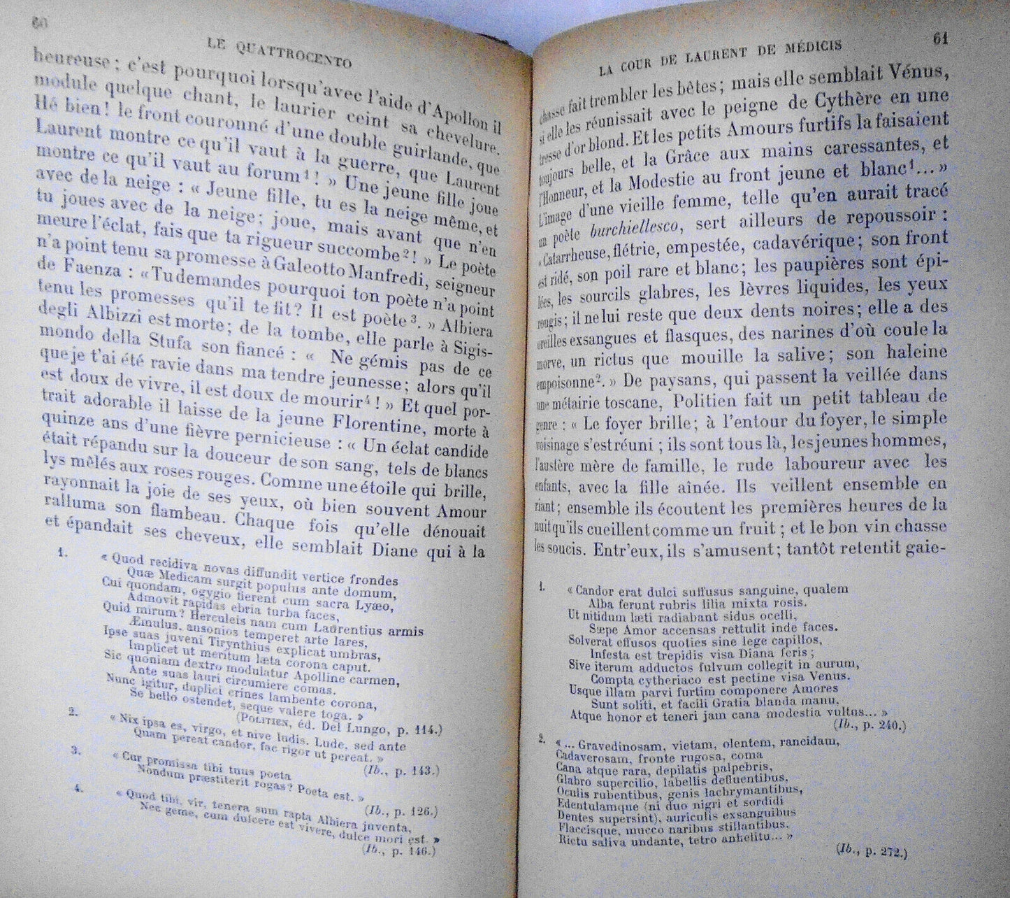 1908 Le Quattrocento: Essai sur L'Histoire Litteraire du XV Siecle Italien 2 Vol