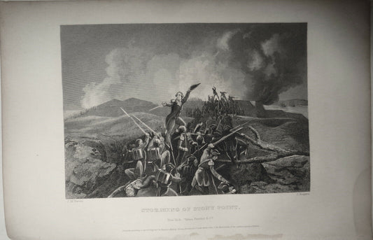 1860 Storming of Stony Point -  J McNevin; J Rogers