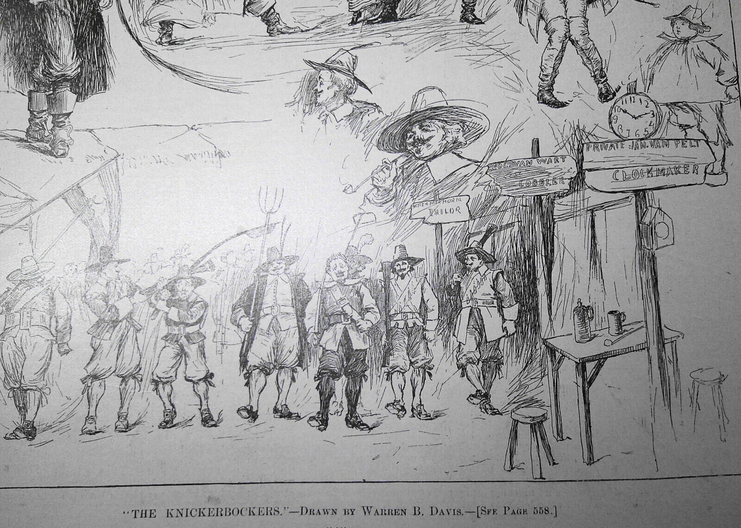 The Knickerbockers, by Warren Davis - Harper's Weekly, June 10, 1893.