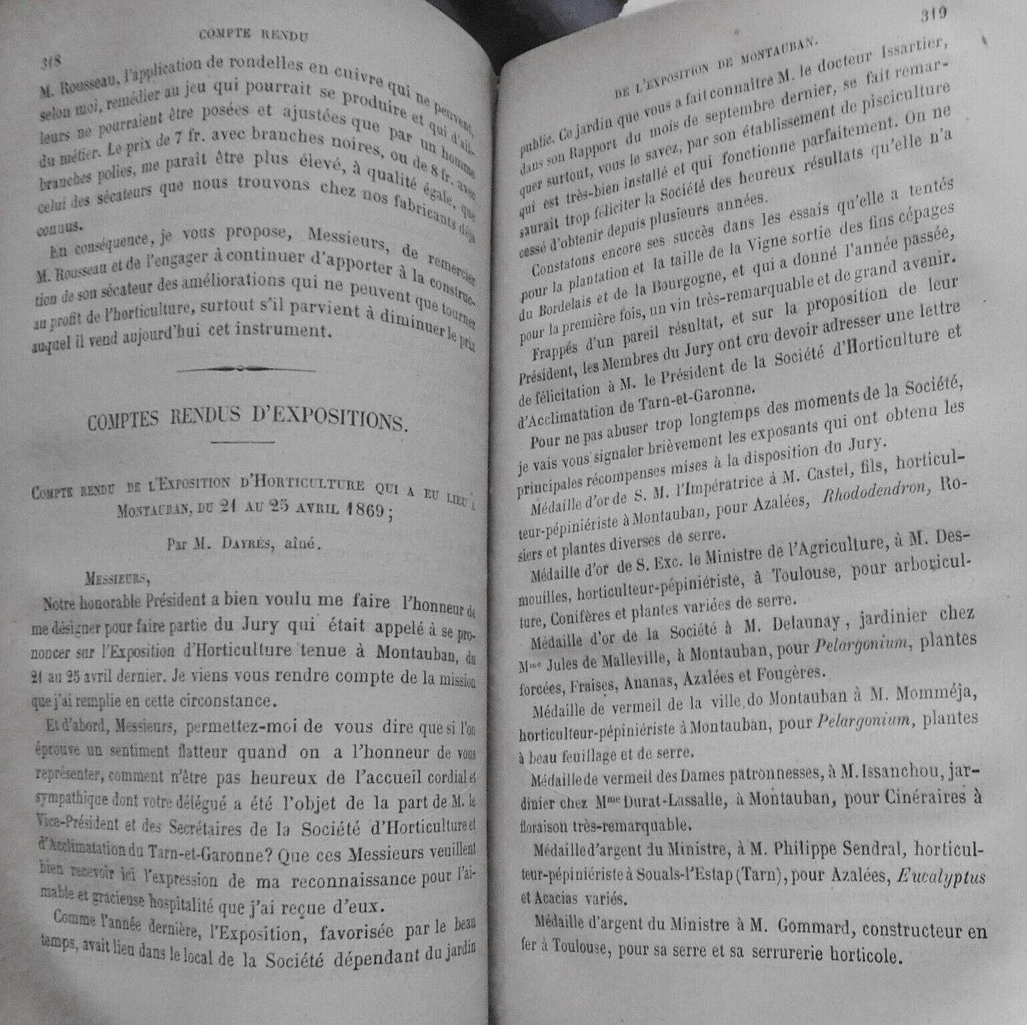 1869 Journal de la Societe imperiale et centrale d horticulture de France