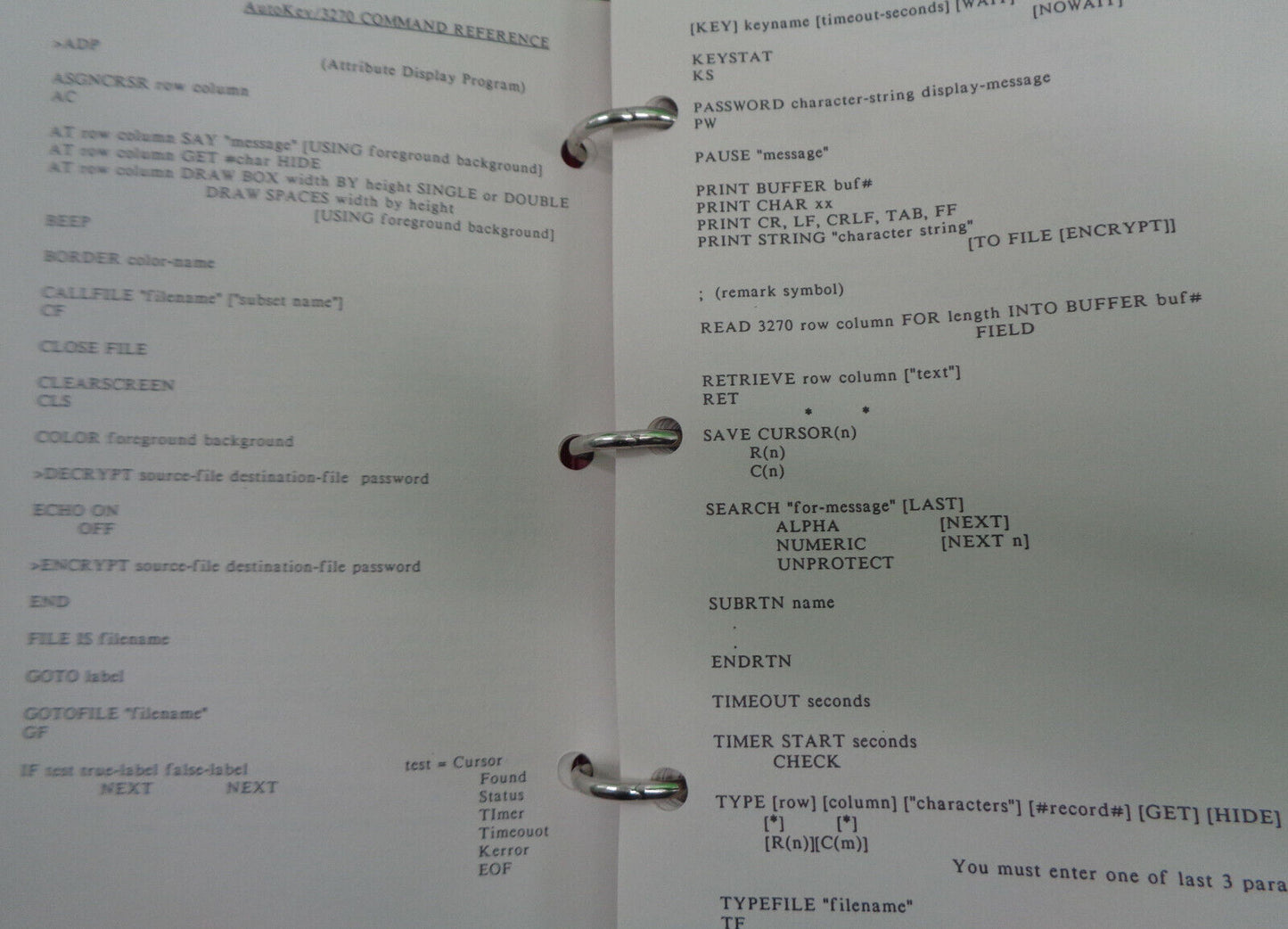 AUTOKEY/3270 by CDI Systems, [Simplifies PC to mainframe communications] 1986