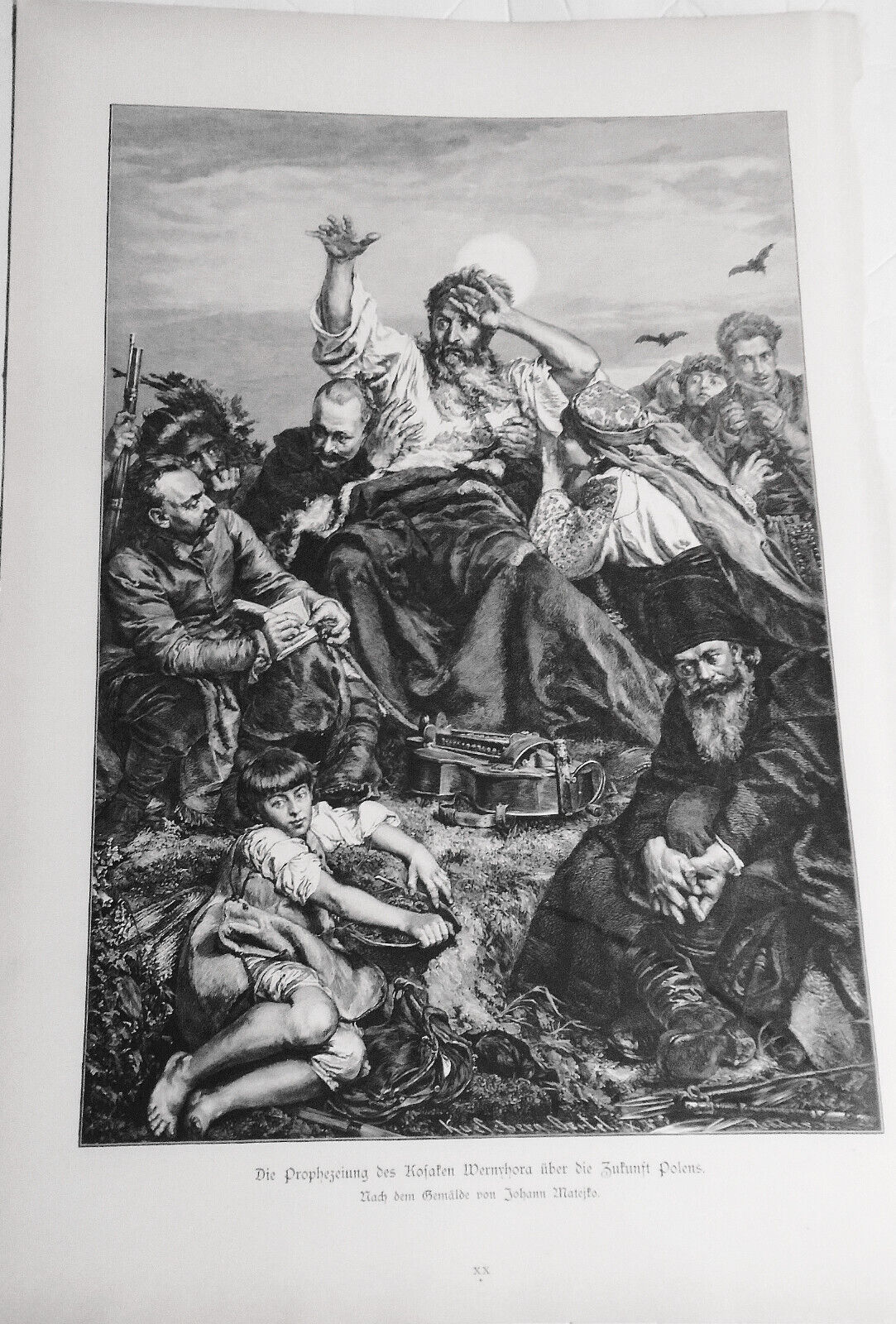 Die Prophezeiung des Kosaken Wernyhora über die Zukunft Polens - Matejko, 1886