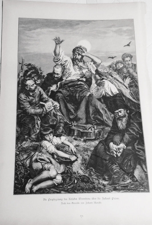 Die Prophezeiung des Kosaken Wernyhora über die Zukunft Polens - Matejko, 1886