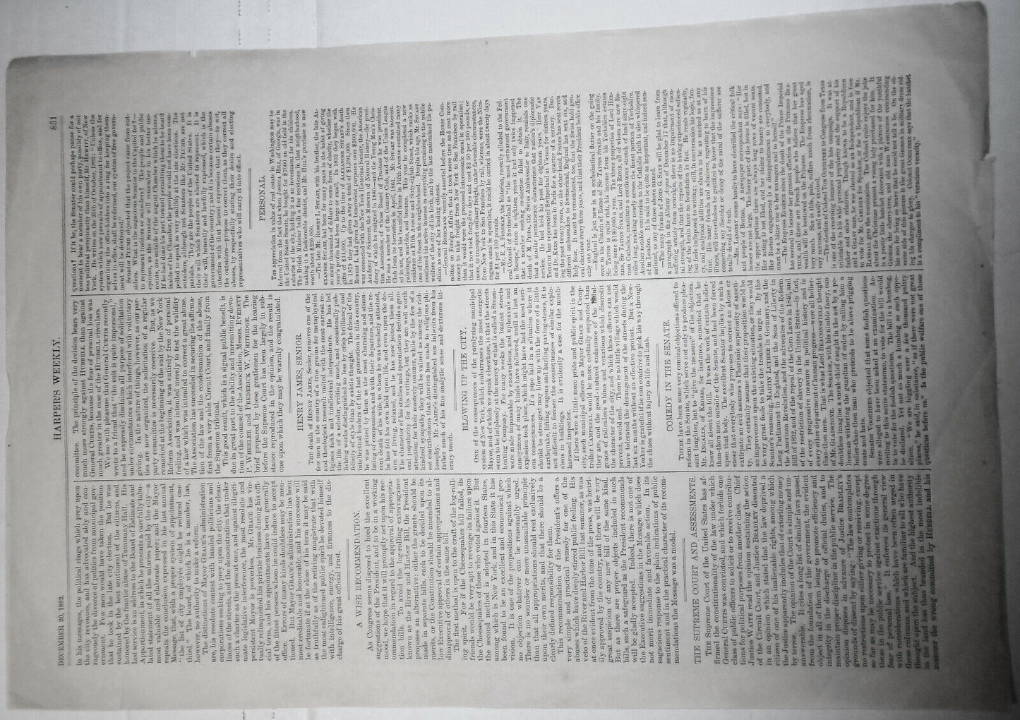 The Shipment Of Mules From New York, by P. Frenzeny  - Harper's Weekly 1882