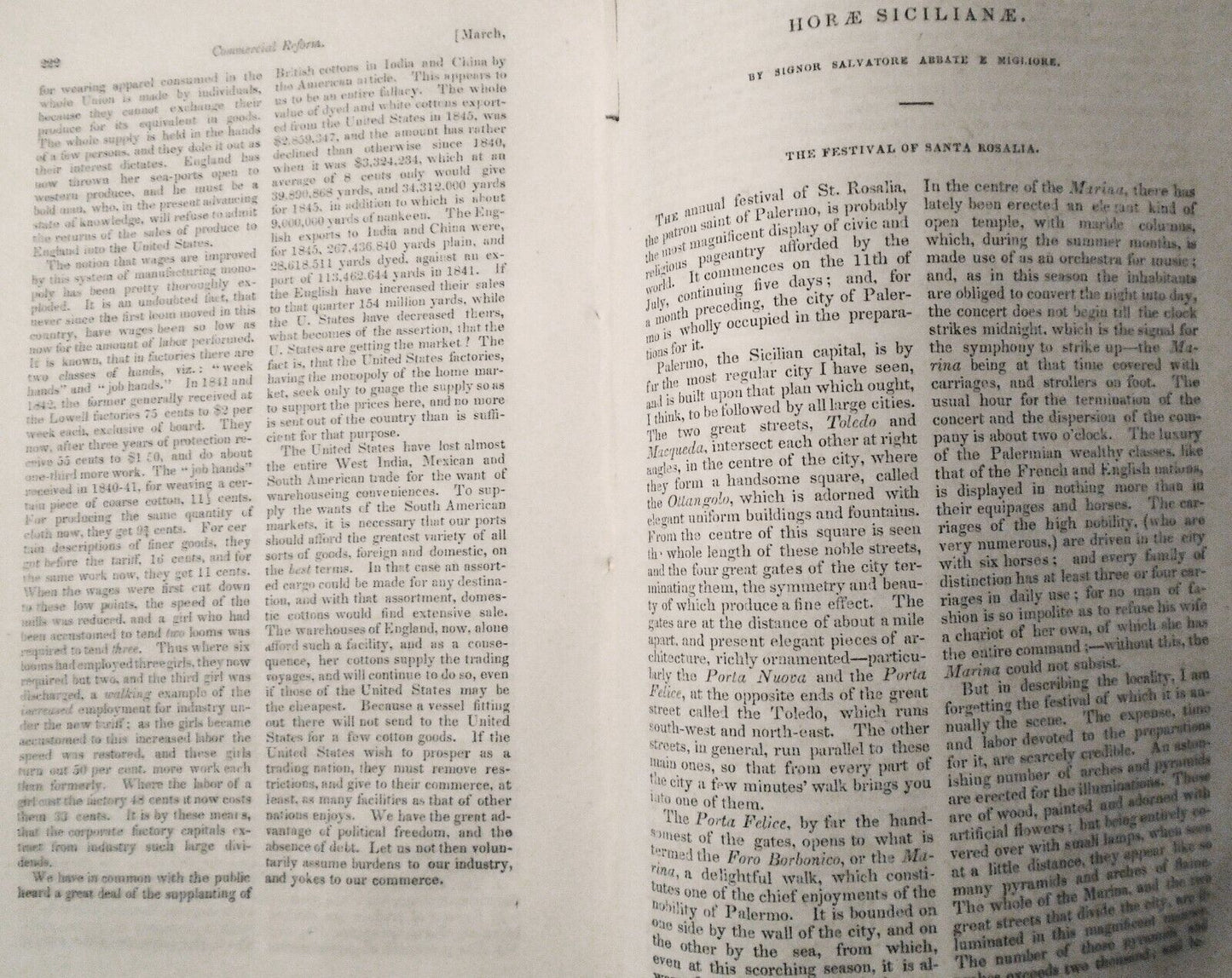 United States Magazine & Democratic Review March 1846 - Nathaniel Hawthorne ...