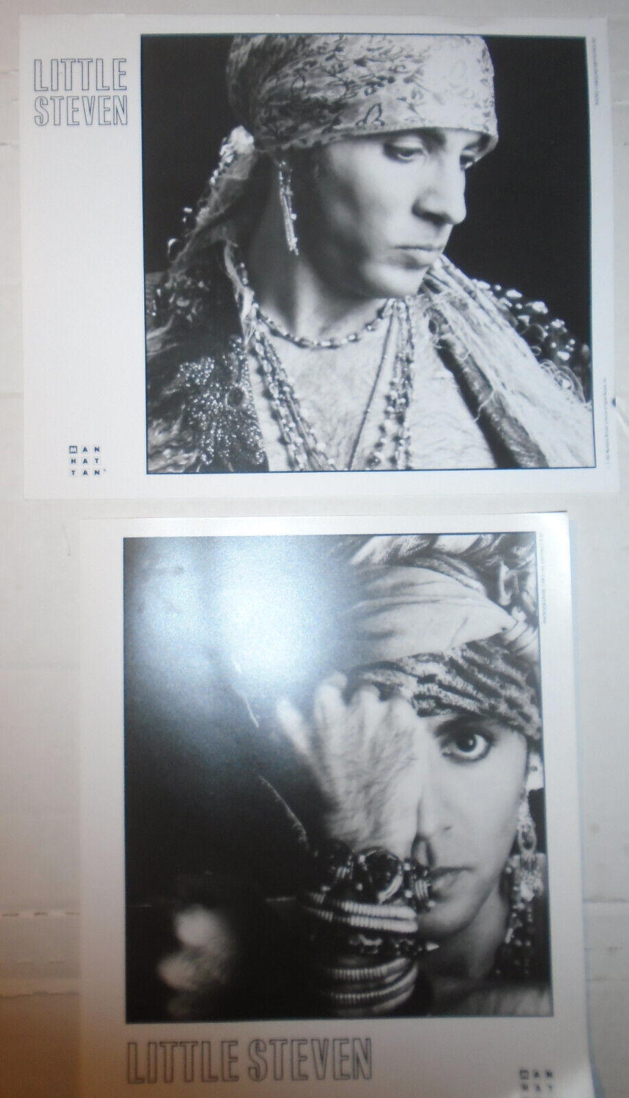 Little Steven [E Street Band] - 2 Press photos lot. 1988-90.