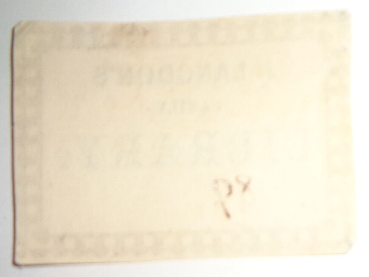 J. LANGDON'S FAMILY LIBRARY - Ex Libris Bookplate - 19th century