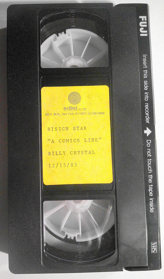 Billy Crystal : Rising Star "A Comic's Line" VHS, 1983.  Rare tape.