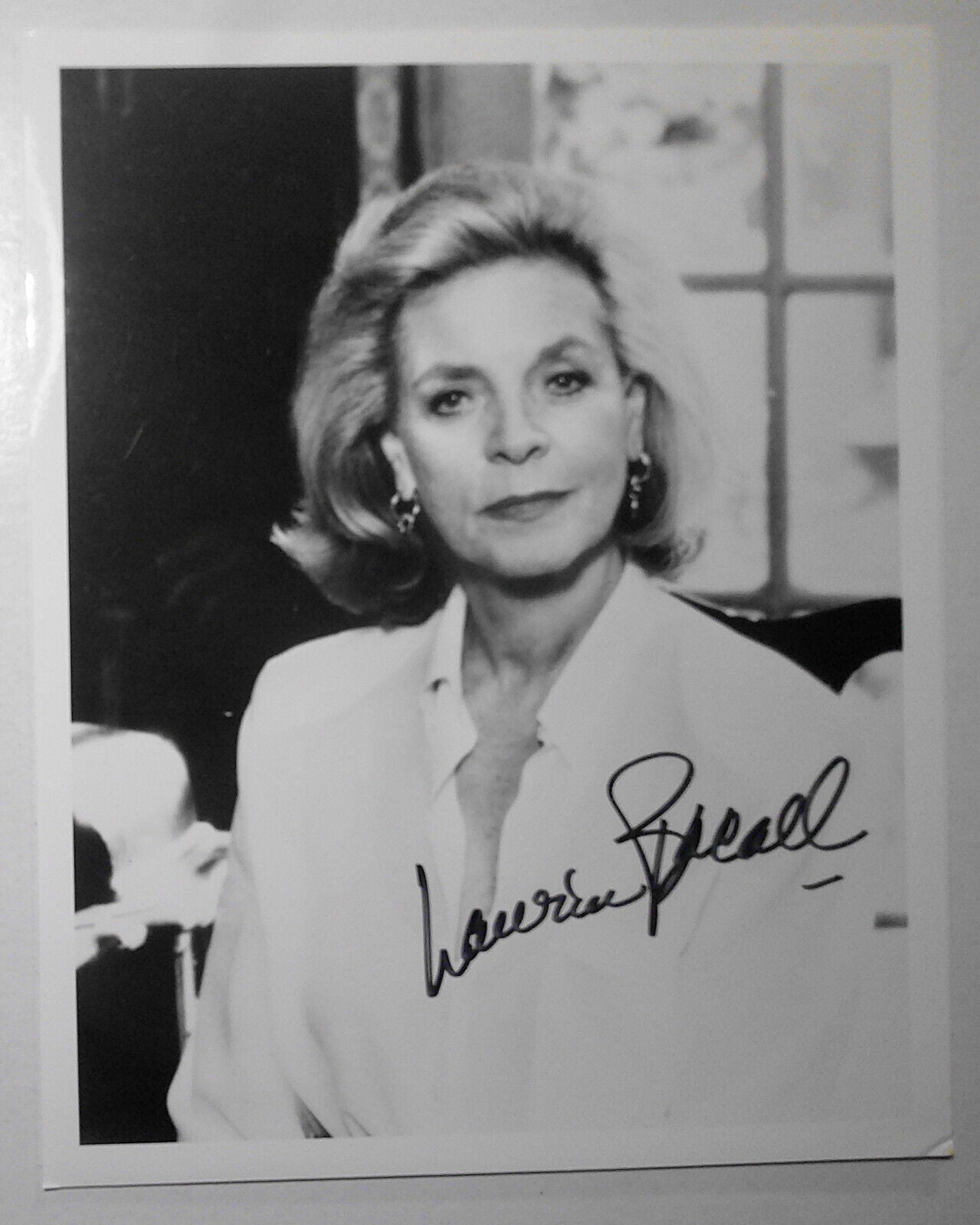 Lauren Bacall original Hand Signed  Photo 8" x10 "