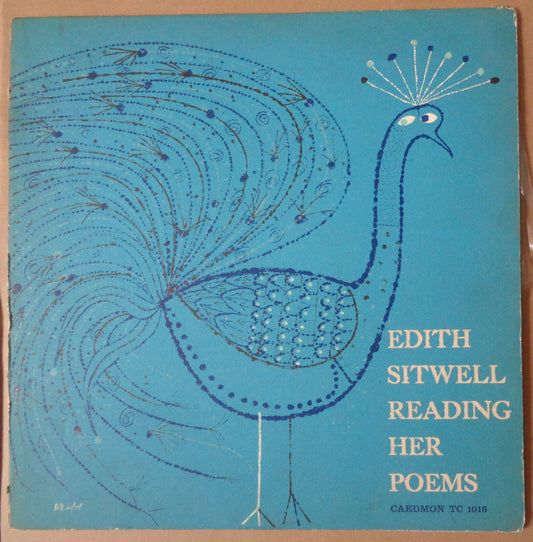 EDITH SITWELL READING HER POEMS - vinyl lp CAEDMON, 1955.