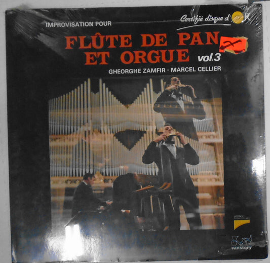 Improvisation Pour Flute De Pan Et Orgue, Vol. 3 - LP - Zamfir & Cellier SEALED