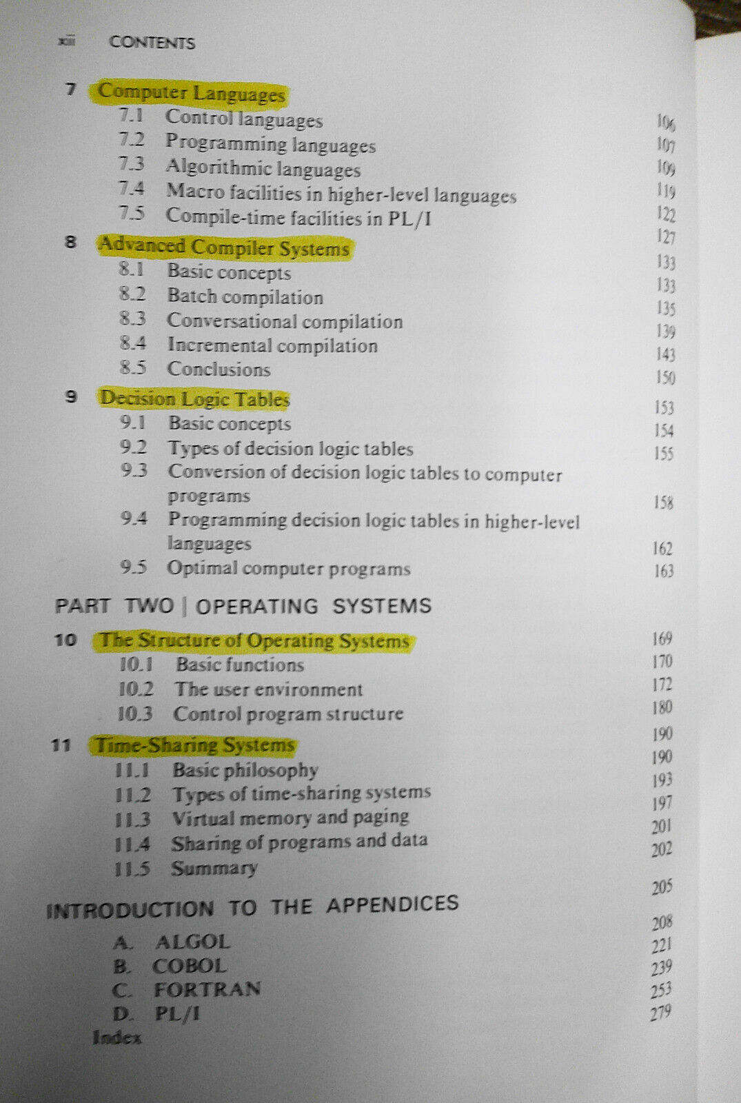 Advanced Programming: Programming and Operating Systems by Harry Katzan Jr HC/DJ