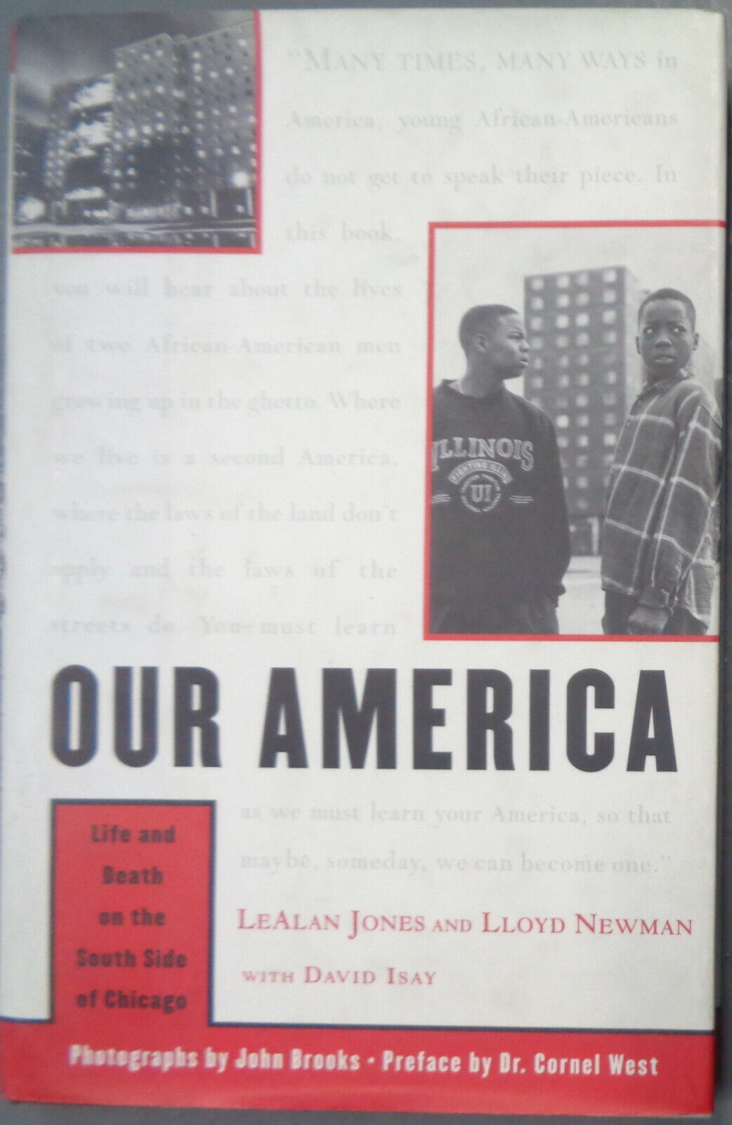 OUR AMERICA - [Signed] LIFE & DEATH ON THE SOUTH SIDE OF CHICAGO. Hardcover 1ST