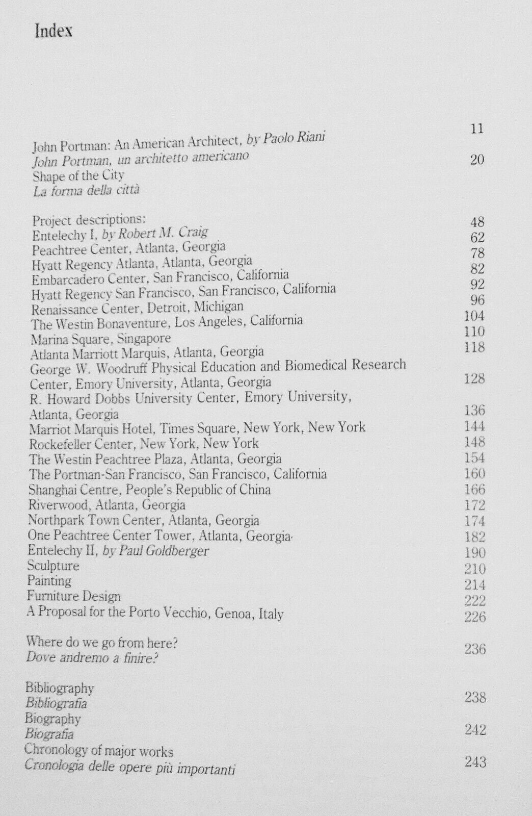 John Portman, by Paolo Riani; Paul Goldberger; John Portman. 1990 Softcover.