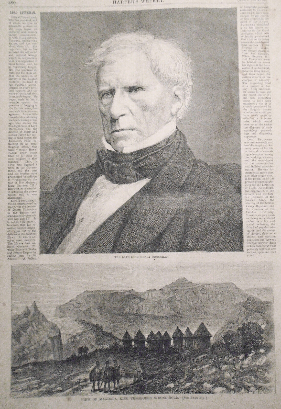 Harper's Weekly June 13, 1868: Chinese Embassy; New Jersey Fish Farm - Trout etc