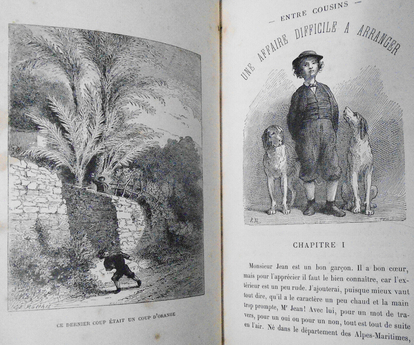 Les histoires de mon parrain, by P -J Stahl [1875]. Decorative HC. Froelich ills