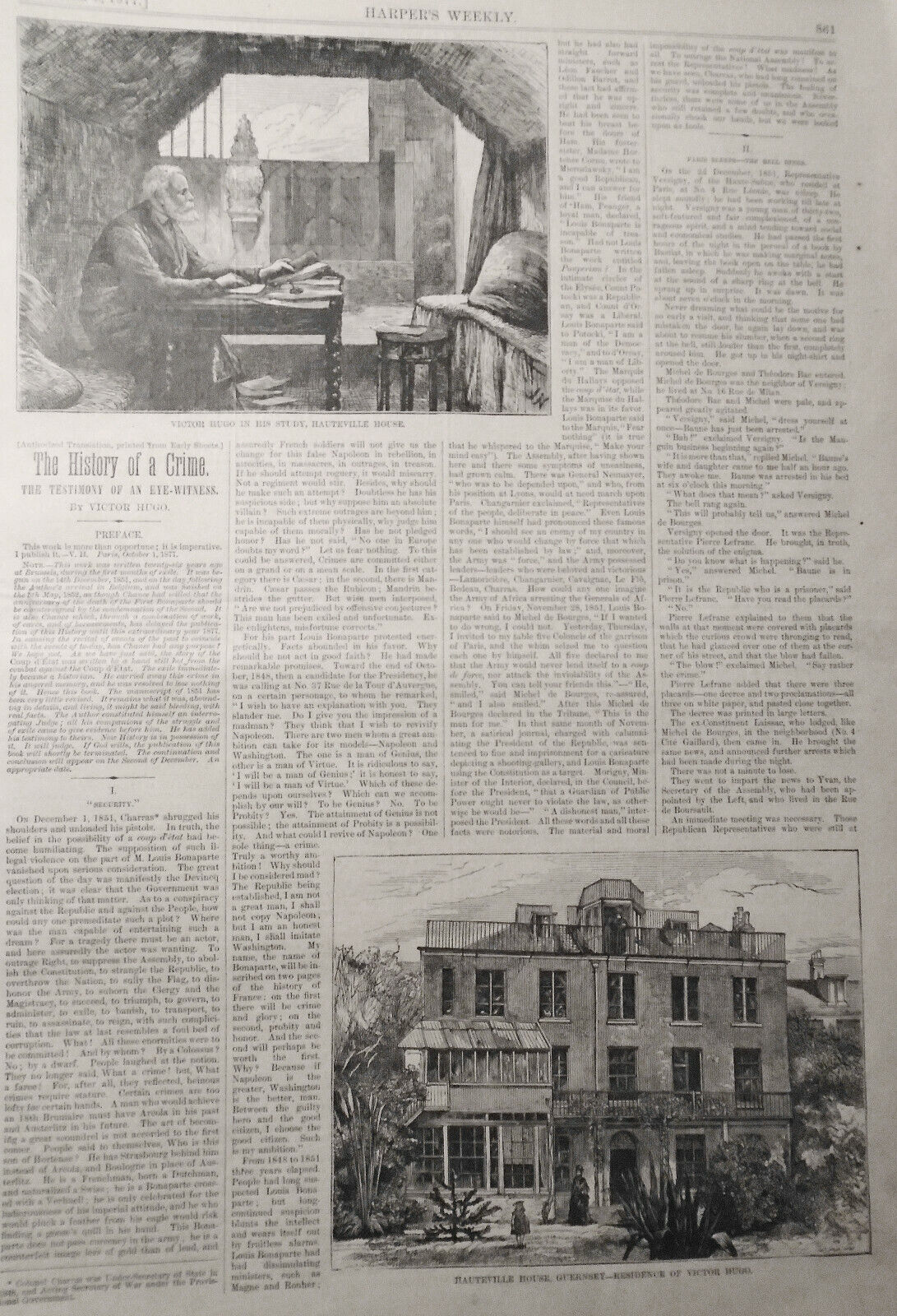 Harper's Weekly Nov 3, 1877 Original Complete Issue - The Millennium by Th. Nast