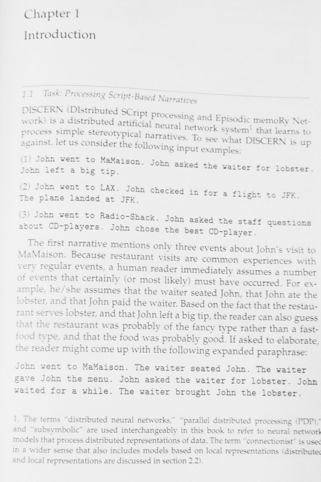 [Neural networks] Subsymbolic Natural Language Processing, by Risto Miikkulainen