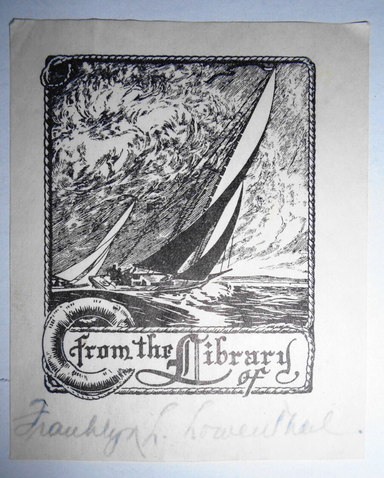 Franklyn L. Lowenthal - Ex Libris Bookplate