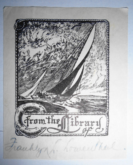 Franklyn L. Lowenthal - Ex Libris Bookplate