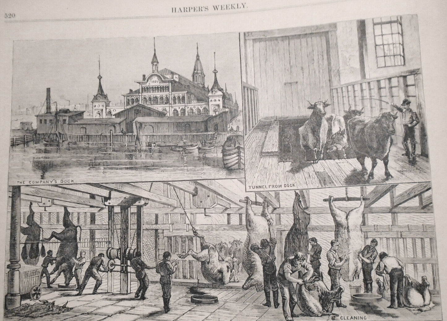 Harper's Weekly July 7, 1877 - Manhattan Abattoir; Foully Murdered; Russia Turk