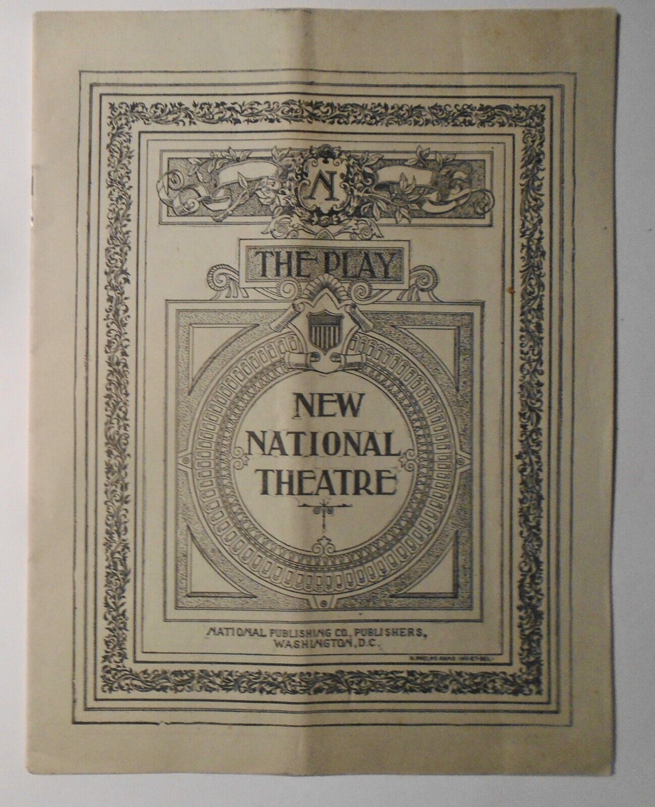 1905 New National Theatre - 2 Programs - Toast of the Town & Wolfville