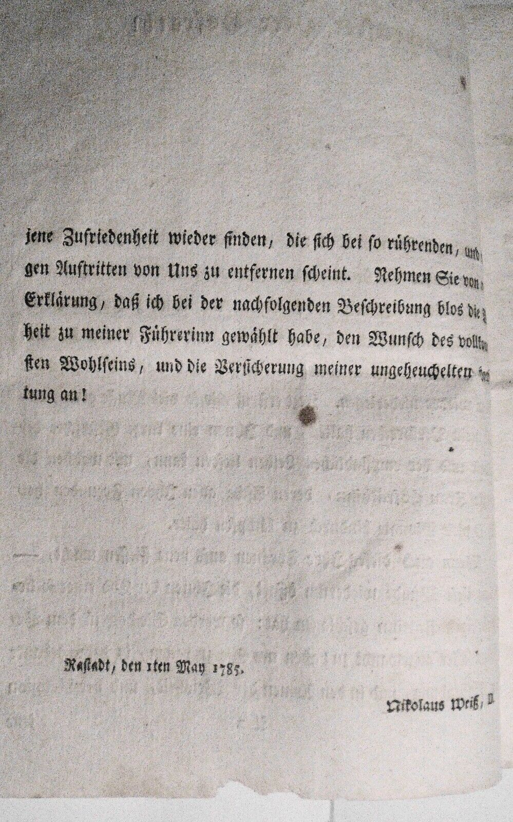 1785 Kurzgefasste Abhandlung einer Ungewohnlich und Fonderbaren Krankheit [Gyn]