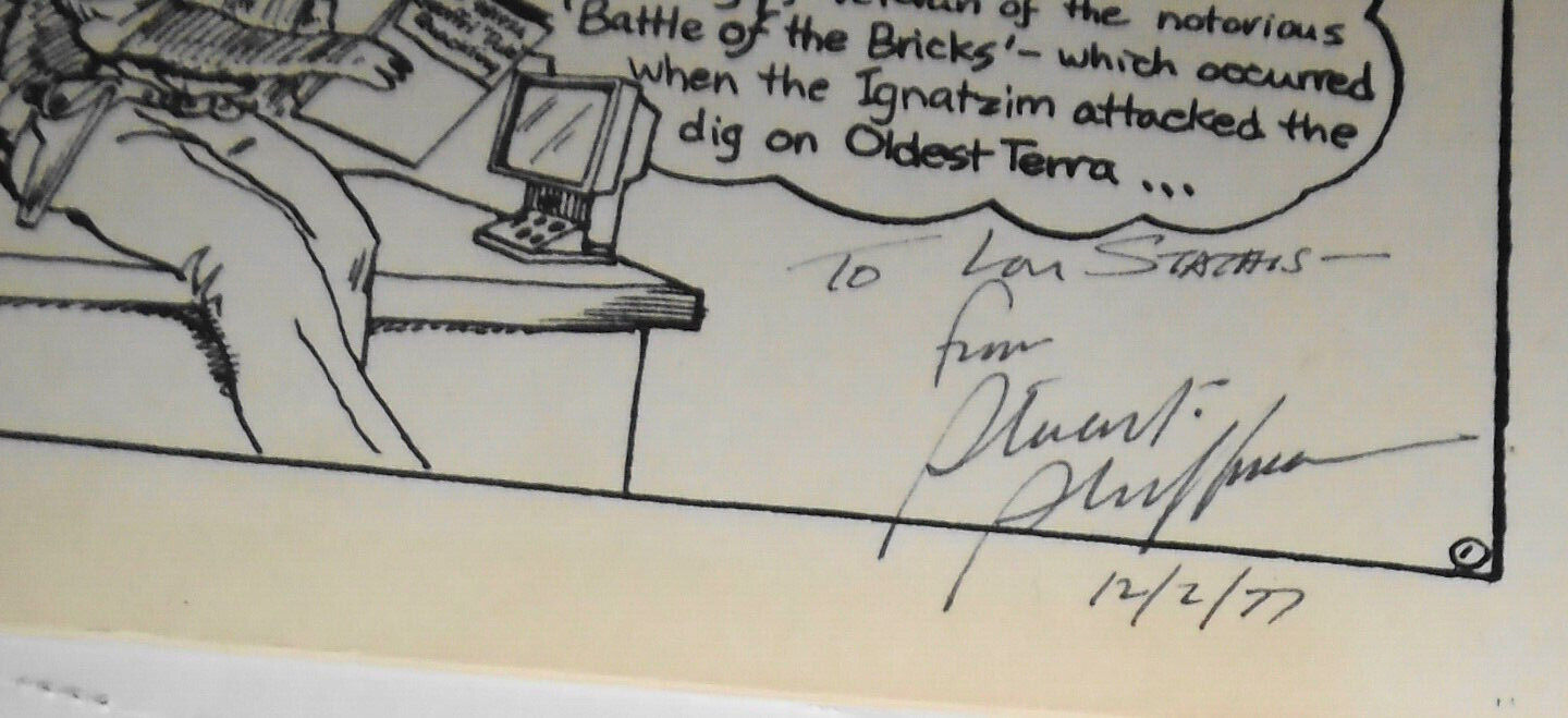 Star-Waste, by Stuart (Stu) Shiffman ***SIGNED*** 1977. Original comic strip
