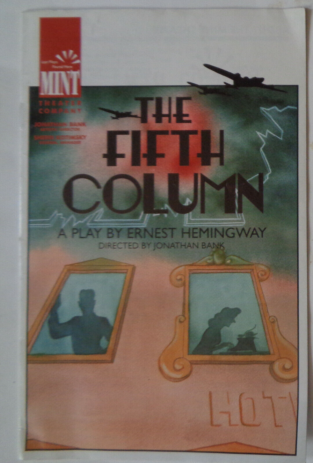 THE FIFTH COLUMN - SOUVENIR PROGRAM - OPENING NIGHT MARCH 27th, 2008