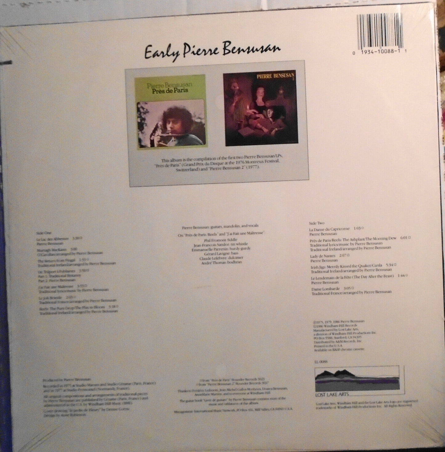 Early Pierre Bensusan - Vinyl LP -  1986  ***SEALED -- NEW***