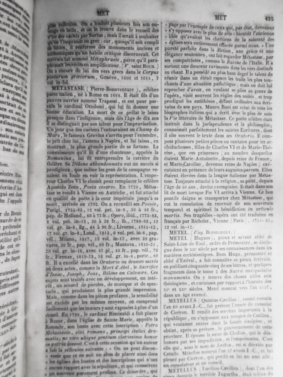 1839 Biographie universelle, ou, Dictionnaire historique des hommes... Tome 4.