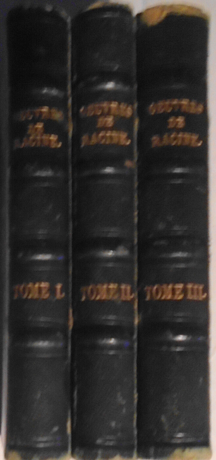 1817 Oeuvres de Jean Racine, Tomes 1, 2, & 3.