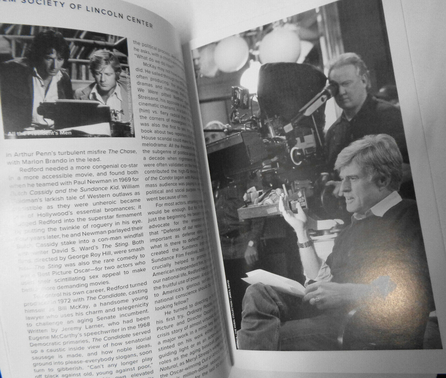 Honoring Robert Redford Playbill, Film Society Lincoln Center Chaplin Award 2015