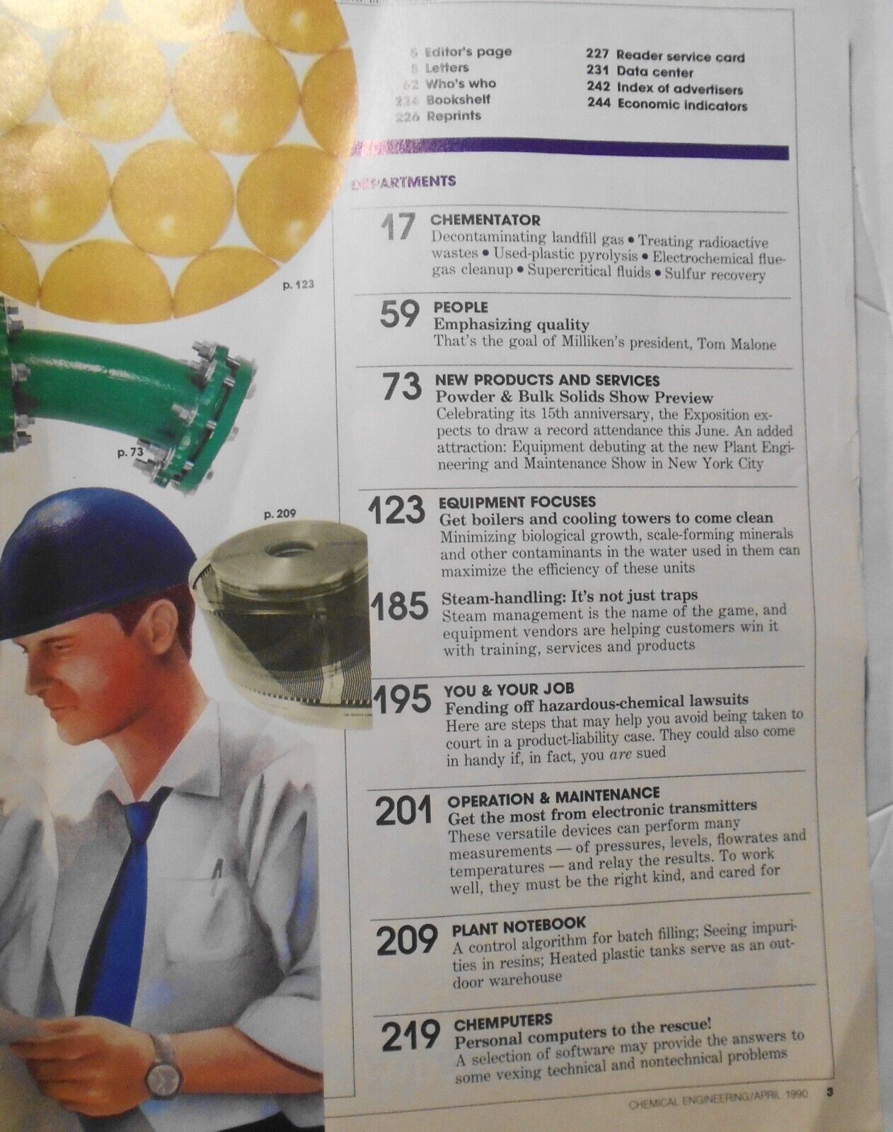 Chemical Engineering Magazine, April 1990.