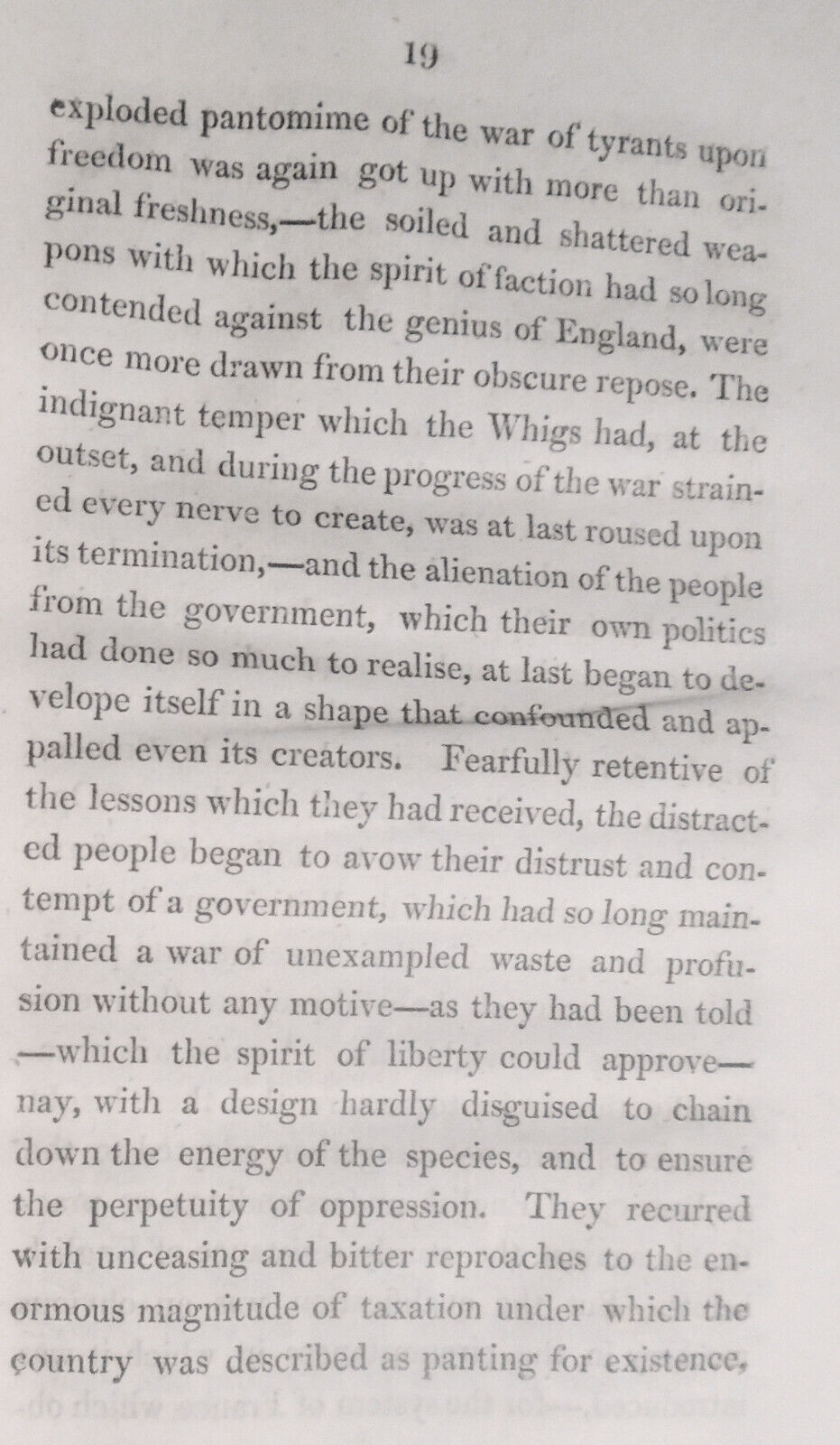 1820 On causes of the present discontents... strictures on... Edinburgh Review