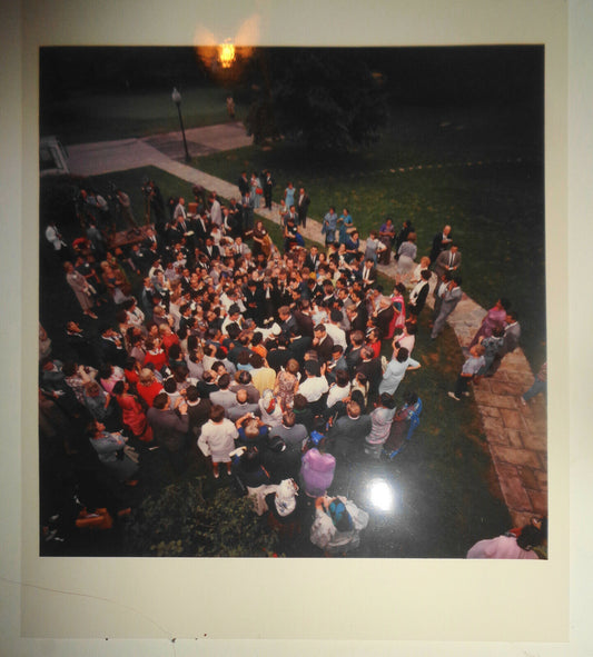 1962 President Kennedy Original Photo: Rose Garden - Our People Get Along Well