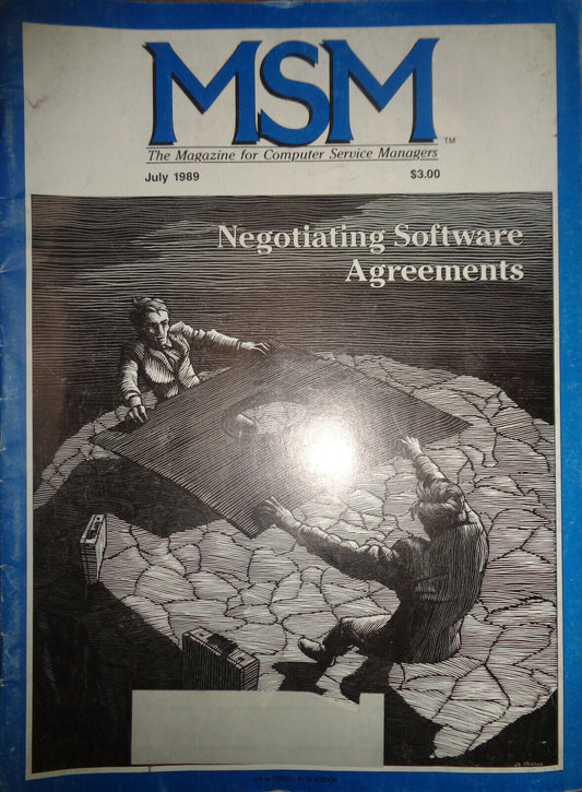 MSM The Magazine for Computer Service Managers - July 1989