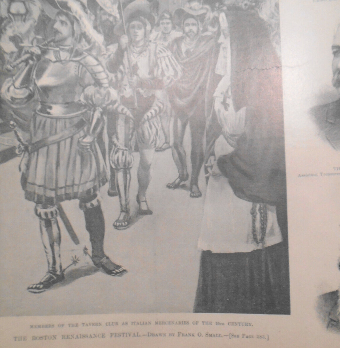 Harper's Weekly April 22, 1893 - Naval maneuvers; Circus; French cavalry;Artists