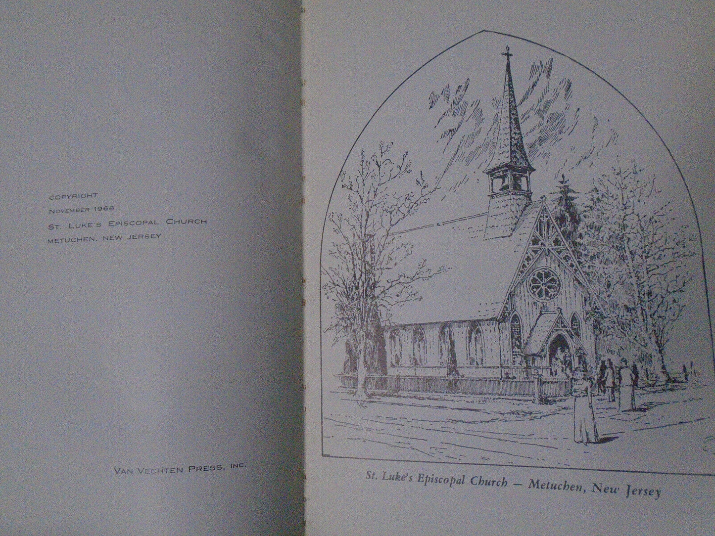 St. Luke's, 1868-1968: A History of St. Luke's Episcopal Church, Metuchen, N.J.