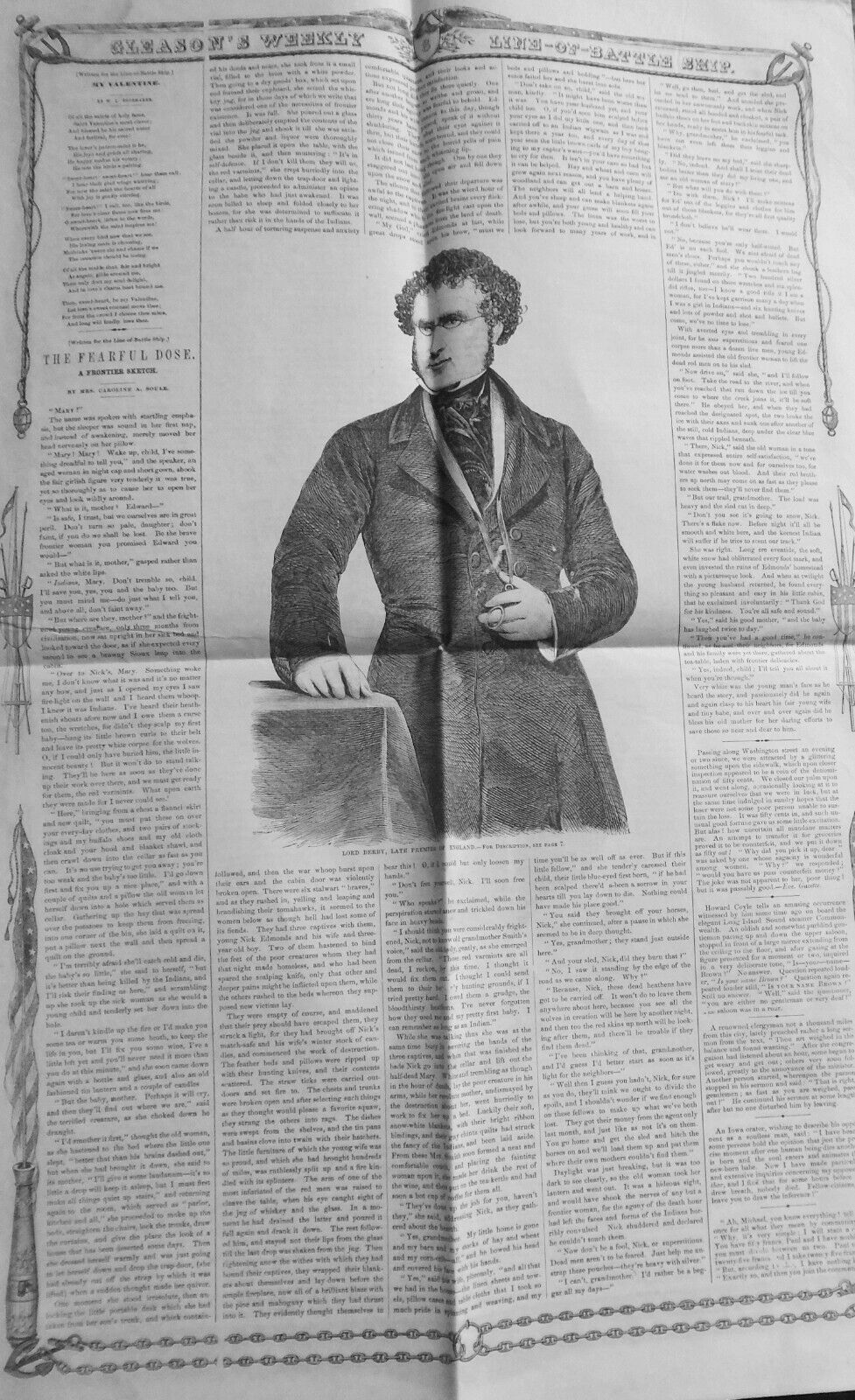 Gleason's Weekly, February 26, 1859 - Wild Boar Hunt In Algeria; Cuban Volante.