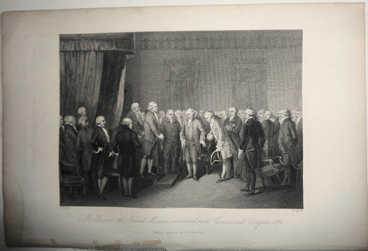 1860 - M Girard the French minister, introduced to the Continental Congress 1778