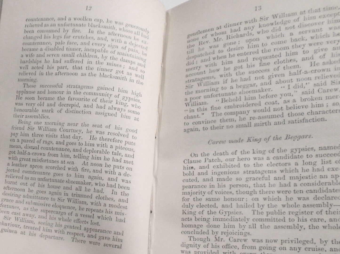 [Chapbook] A brief relation of the adventures of Bamfylde Moore Carew [1847]