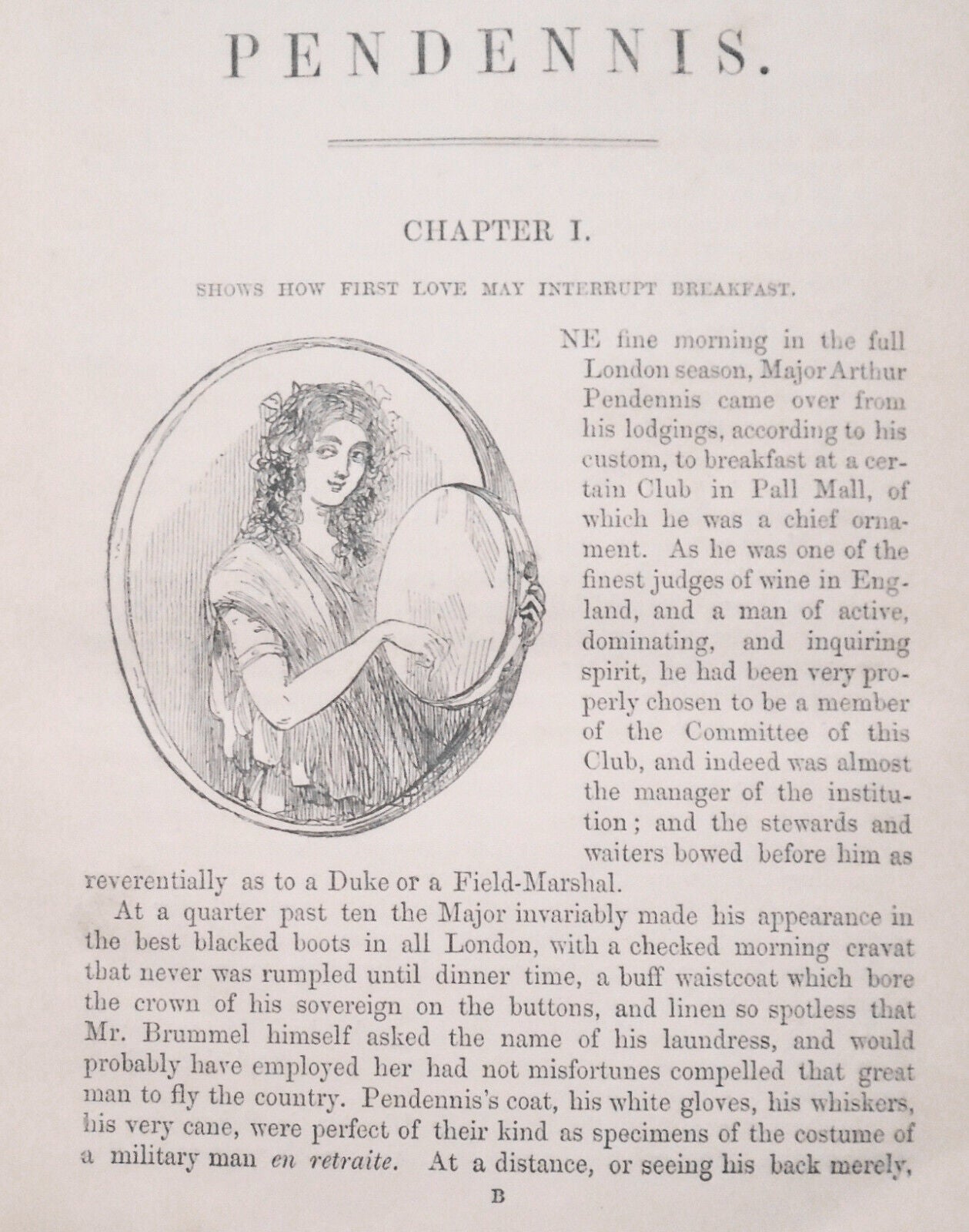 William Makepeace Thackeray. History of Pendennis. 1st Edition 1849/50 - 2 Vol.