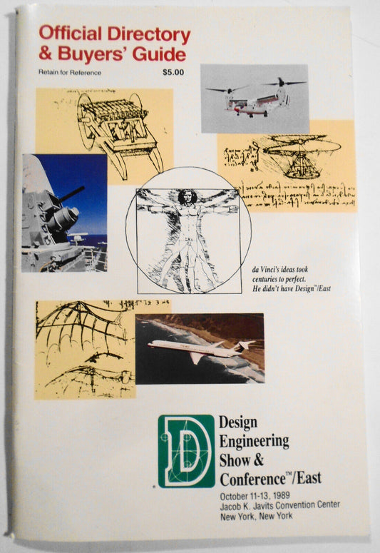 1989 Design Engineering Show & Conference Official Directory & Buyers' Guide. NY