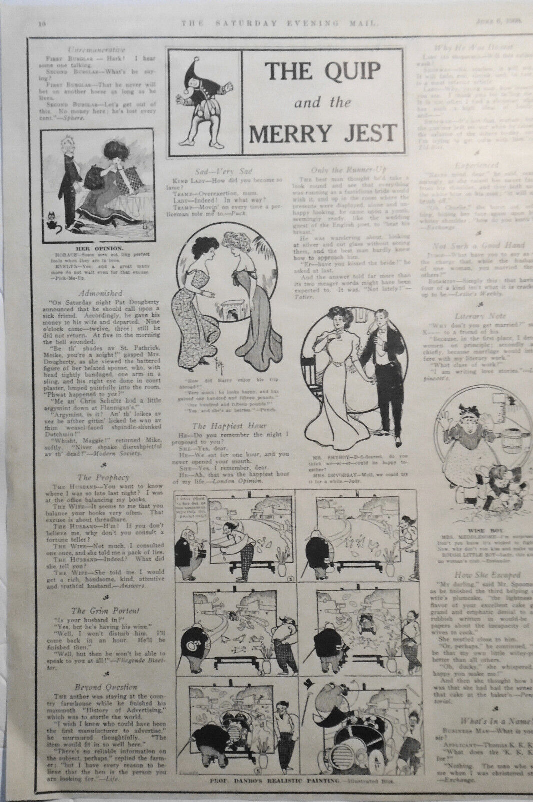 1908 Annual Field Day at Governor's Island, NY - Saturday Evening Mail original