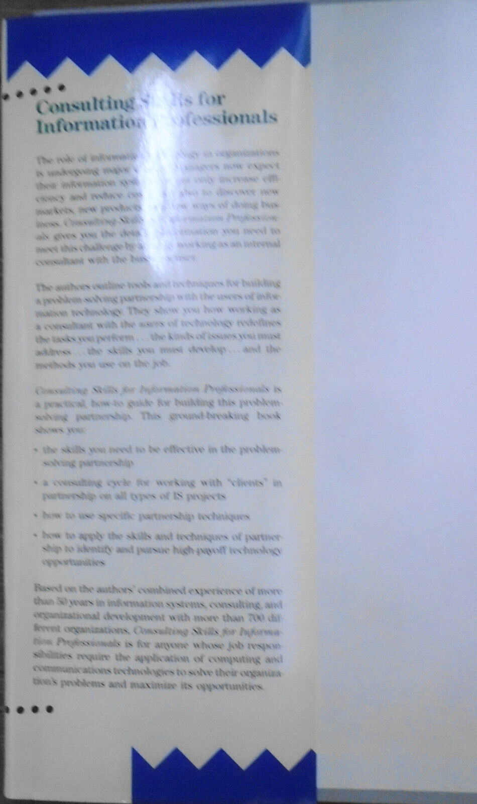 Consulting Skills for Information Professionals, by Arnoudse. Hardcover. 1989